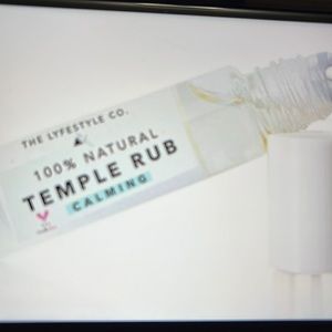 The lyfestyle co. 100% natural temple rub calming NEW